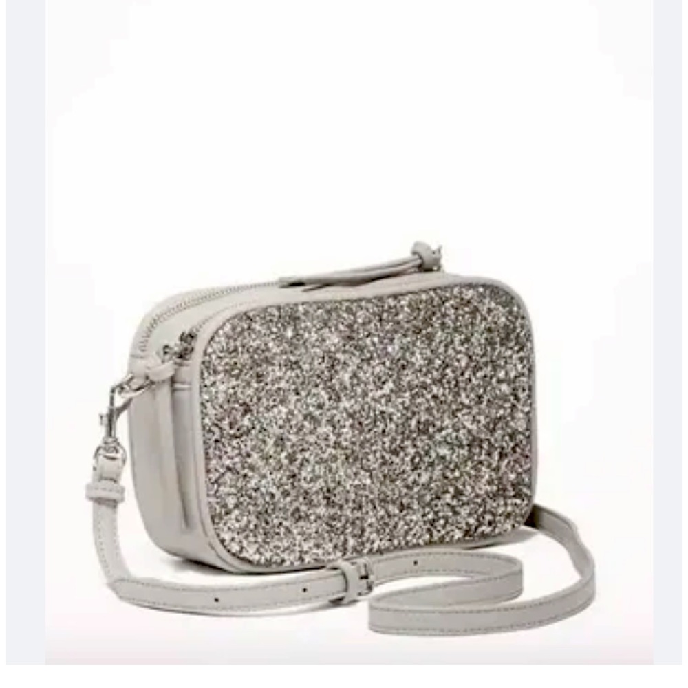 OLD NAVY GLITTERY CAMERA BAG WOMEN CROSS BODY ZIPPED